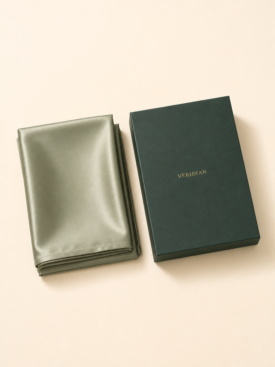 Veridian Mulberry Silk Pillowcase